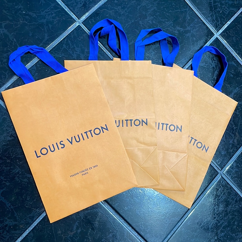 Louis Vuitton shopping bags (4 count)